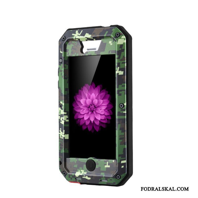 Skal iPhone 5/5s Metall Telefon Trend, Fodral iPhone 5/5s Påsar Kamouflage Tre Försvar