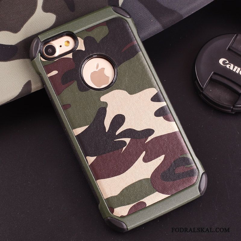 Skal iPhone 5/5s Silikon Kamouflage Blå, Fodral iPhone 5/5s Påsar Fallskyddtelefon