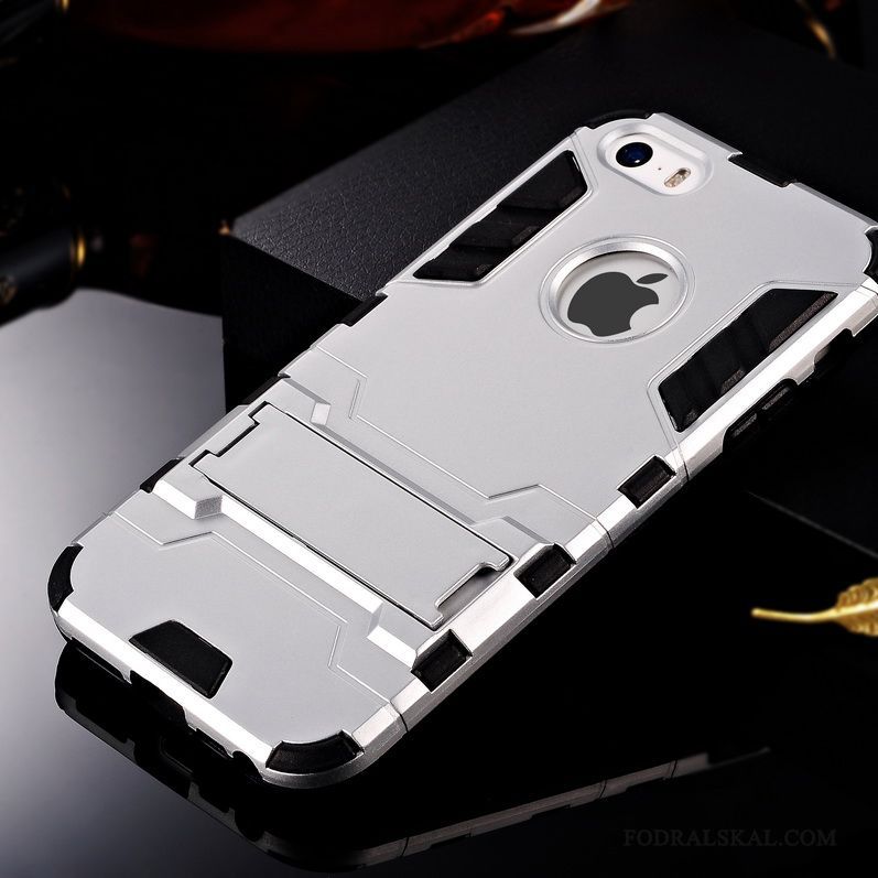 Skal iPhone 5/5s Skydd Fallskydd Guld, Fodral iPhone 5/5s Påsar Trend Nubuck