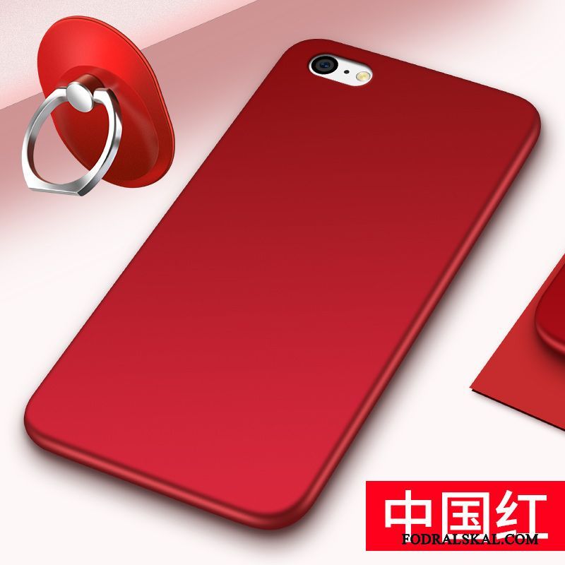 Skal iPhone 5c Mjuk Röd Nubuck, Fodral iPhone 5c Kreativa Fallskydd Trend