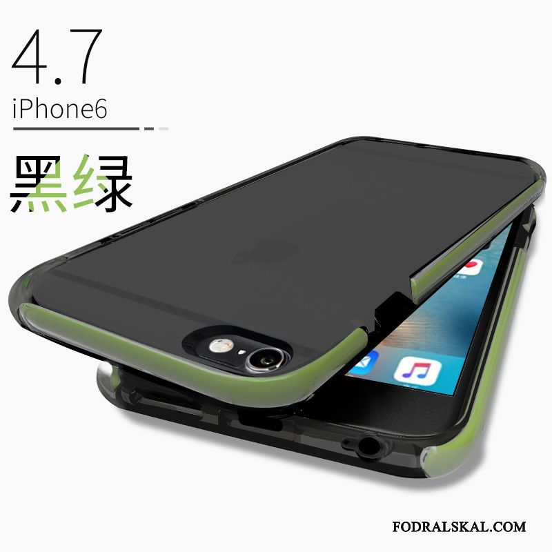 Skal iPhone 6/6s Plus Mjuk Nubuck Grön, Fodral iPhone 6/6s Plus Påsar Telefon Personlighet