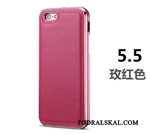 Skal iPhone 6/6s Plus Skydd Svarttelefon, Fodral iPhone 6/6s Plus Läder Business
