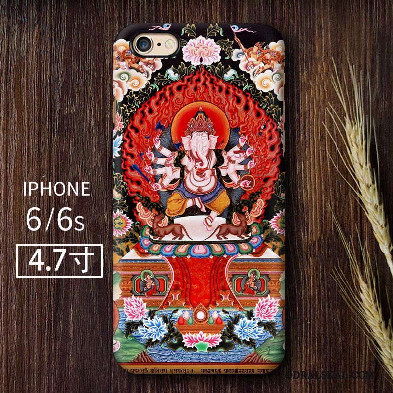 Skal iPhone 6/6s Retro Telefon Dubbel, Fodral iPhone 6/6s Färg Kinesisk Stil