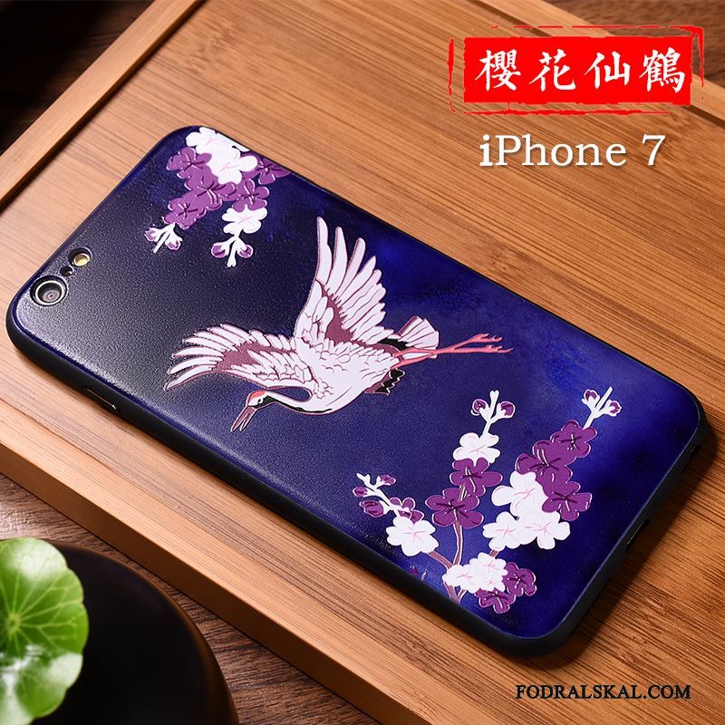 Skal iPhone 7 Kreativa Kinesisk Stil Personlighet, Fodral iPhone 7 Färg Trend Varumärke Ny