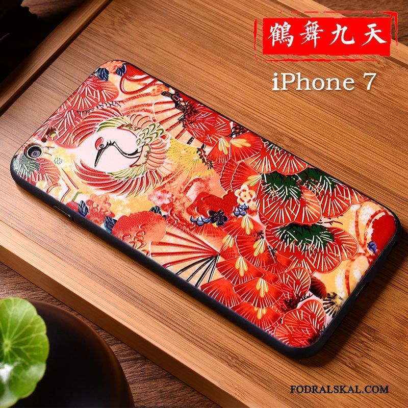 Skal iPhone 7 Kreativa Kinesisk Stil Personlighet, Fodral iPhone 7 Färg Trend Varumärke Ny