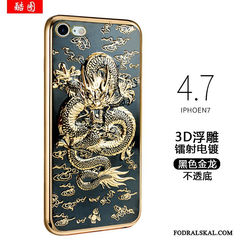 Skal iPhone 7 Mjuk Trend Fallskydd, Fodral iPhone 7 Lättnad Kinesisk Draketelefon