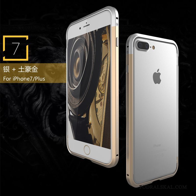 Skal iPhone 7 Plus Metall Telefon Fallskydd, Fodral iPhone 7 Plus Skydd Trend Frame