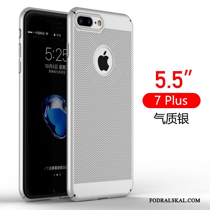 Skal iPhone 7 Plus Silikon Telefon Nubuck, Fodral iPhone 7 Plus Skydd Svart Trend