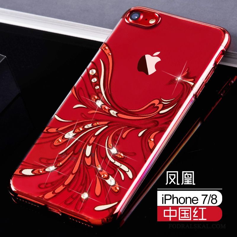 Skal iPhone 7 Påsar Röd Trend Varumärke, Fodral iPhone 7 Lyxiga Fallskyddtelefon