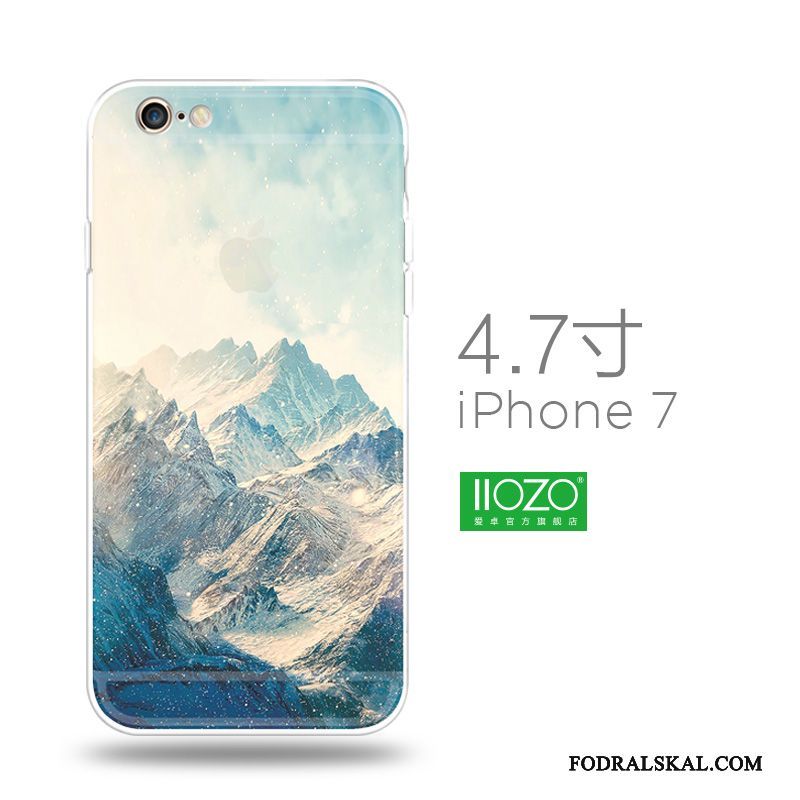Skal iPhone 7 Påsar Trend Vit, Fodral iPhone 7 Kreativa Telefon Kinesisk Stil
