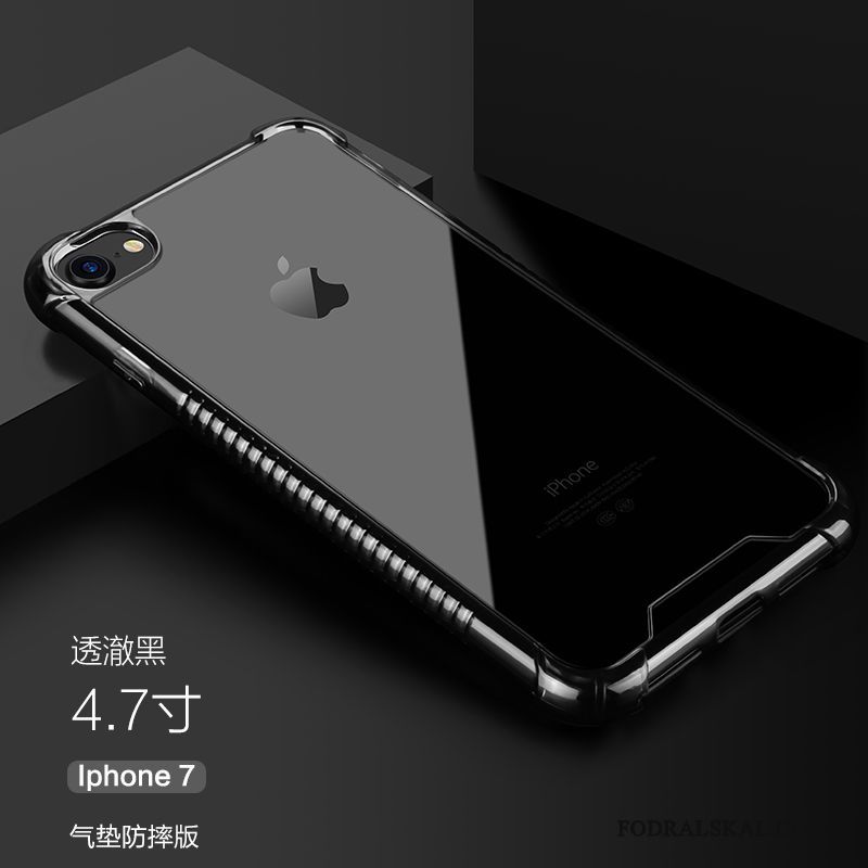 Skal iPhone 7 Silikon Fallskyddtelefon, Fodral iPhone 7 Mjuk Transparent Enkel