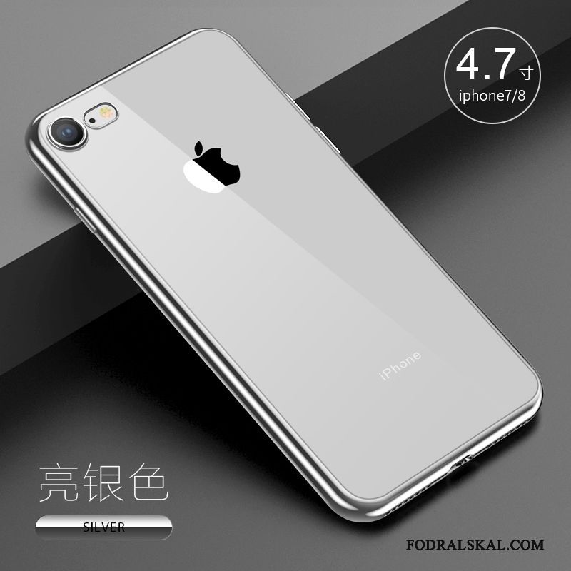 Skal iPhone 7 Silikon Telefon Fallskydd, Fodral iPhone 7 Mjuk Slim Transparent