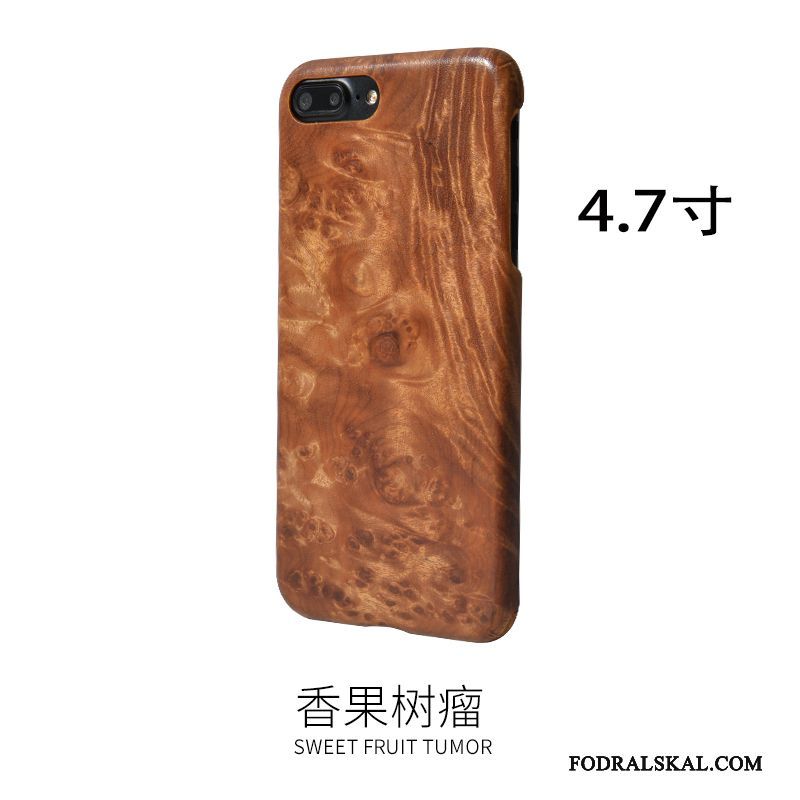 Skal iPhone 7 Wood Telefon Gul, Fodral iPhone 7 Skydd Massivt Trä Känna