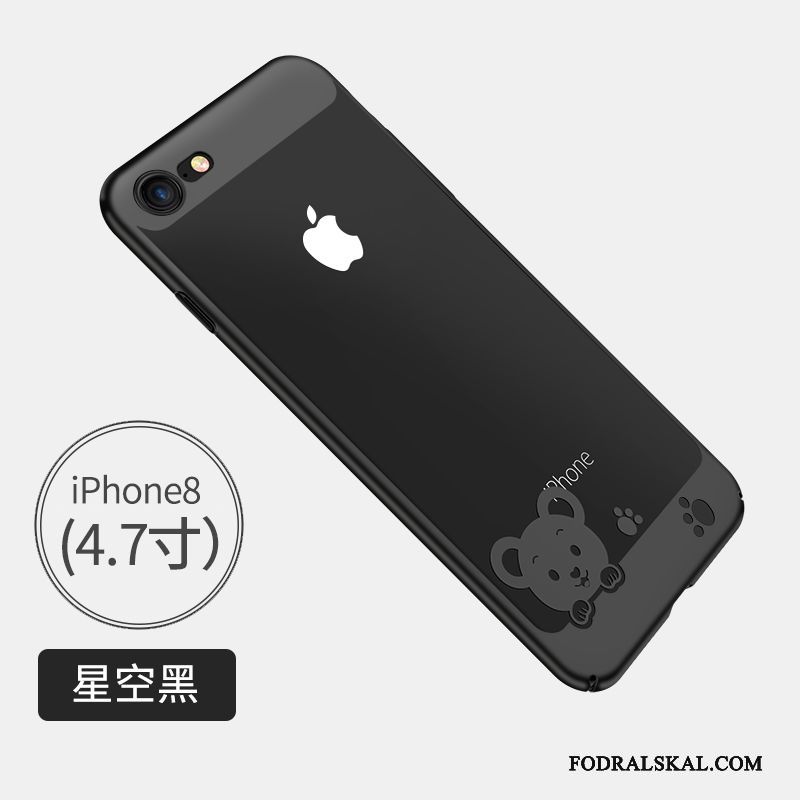 Skal iPhone 8 Kreativa Telefon Personlighet, Fodral iPhone 8 Mjuk Transparent Fallskydd