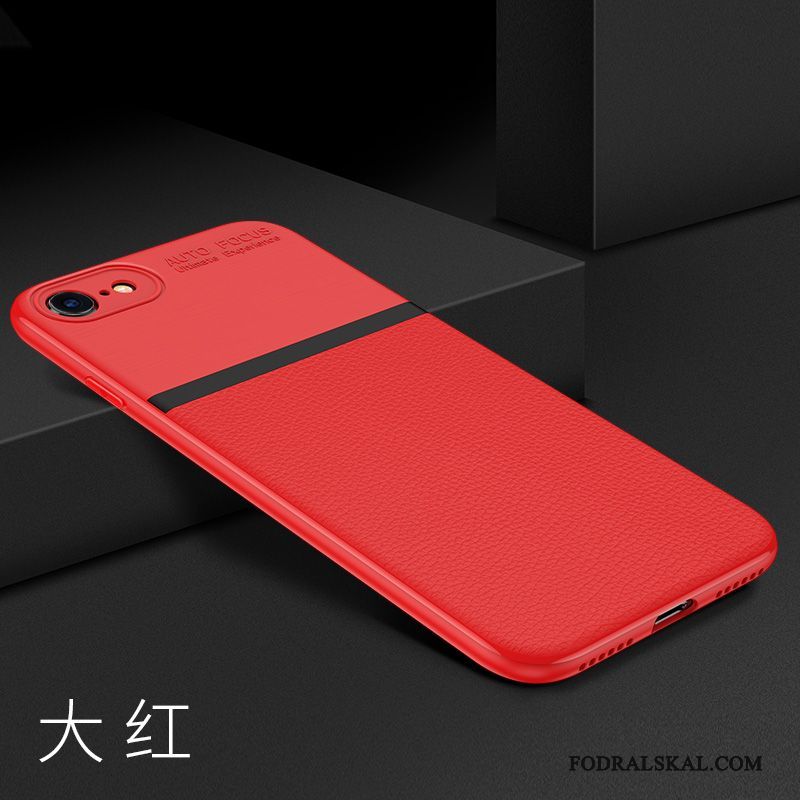 Skal iPhone 8 Mjuk Trend Varumärke Stor, Fodral iPhone 8 Påsar Röd Mörkblå