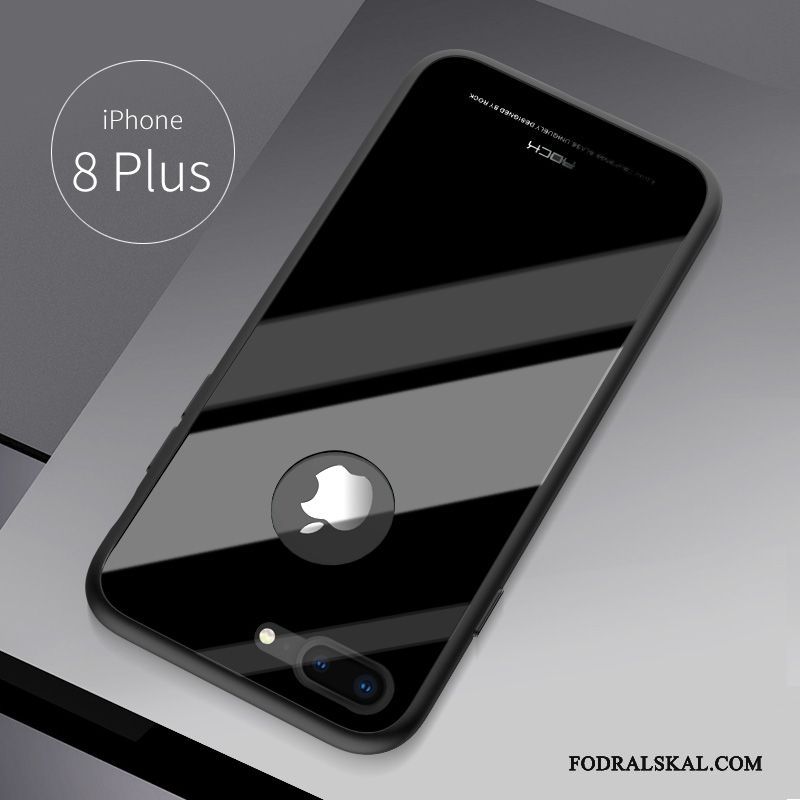 Skal iPhone 8 Plus Mjuk Hård Trend, Fodral iPhone 8 Plus Skydd Vit Fallskydd