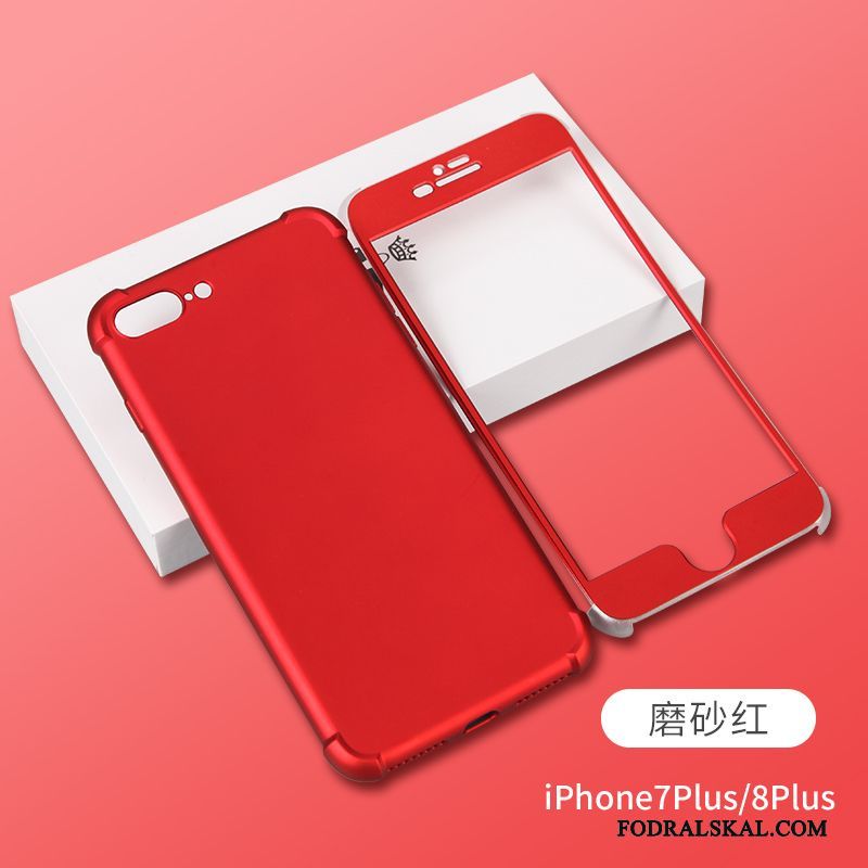Skal iPhone 8 Plus Påsar Rosatelefon, Fodral iPhone 8 Plus Silikon Fallskydd Transparent
