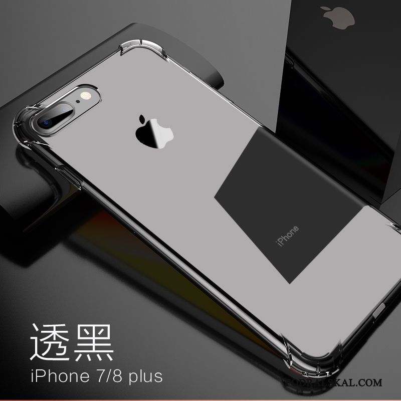 Skal iPhone 8 Plus Påsar Vit Explosionsfri, Fodral iPhone 8 Plus Silikon Rosa Pu
