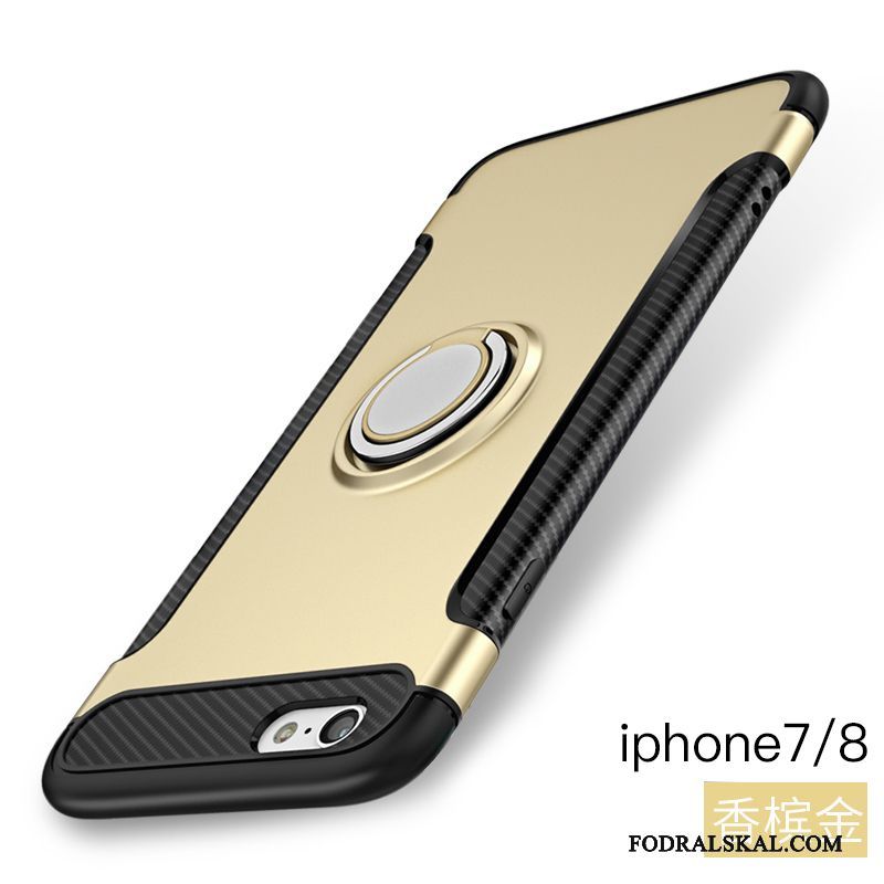 Skal iPhone 8 Support Universell Ring, Fodral iPhone 8 Skydd Rödtelefon
