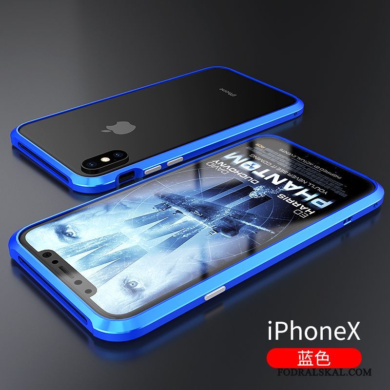 Skal iPhone X Kreativa Fallskydd Personlighet, Fodral iPhone X Lyxiga Slim Frame