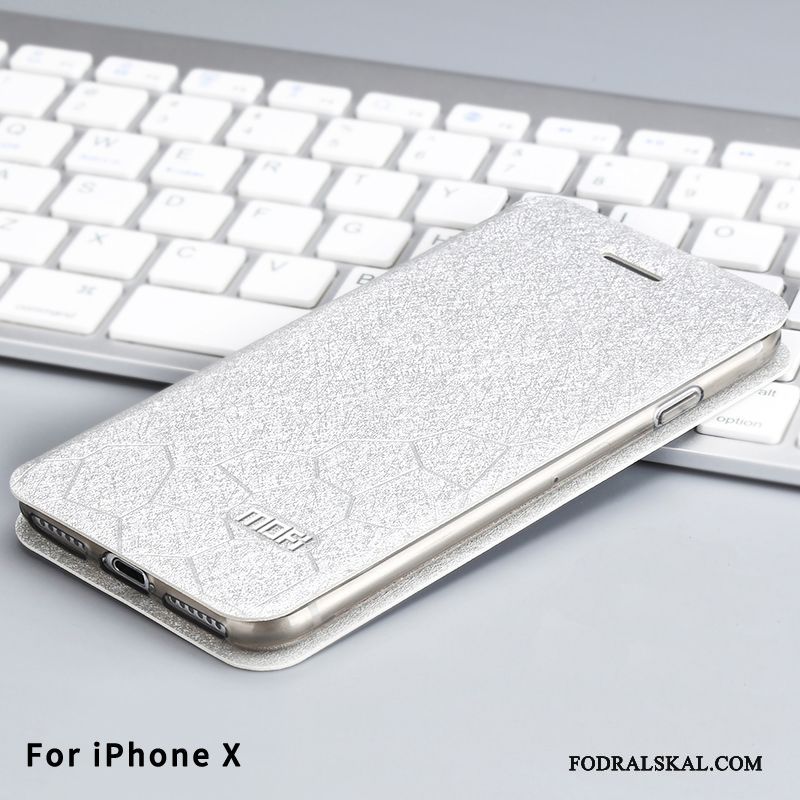 Skal iPhone X Silikon Telefon Fallskydd, Fodral iPhone X Skydd Guld