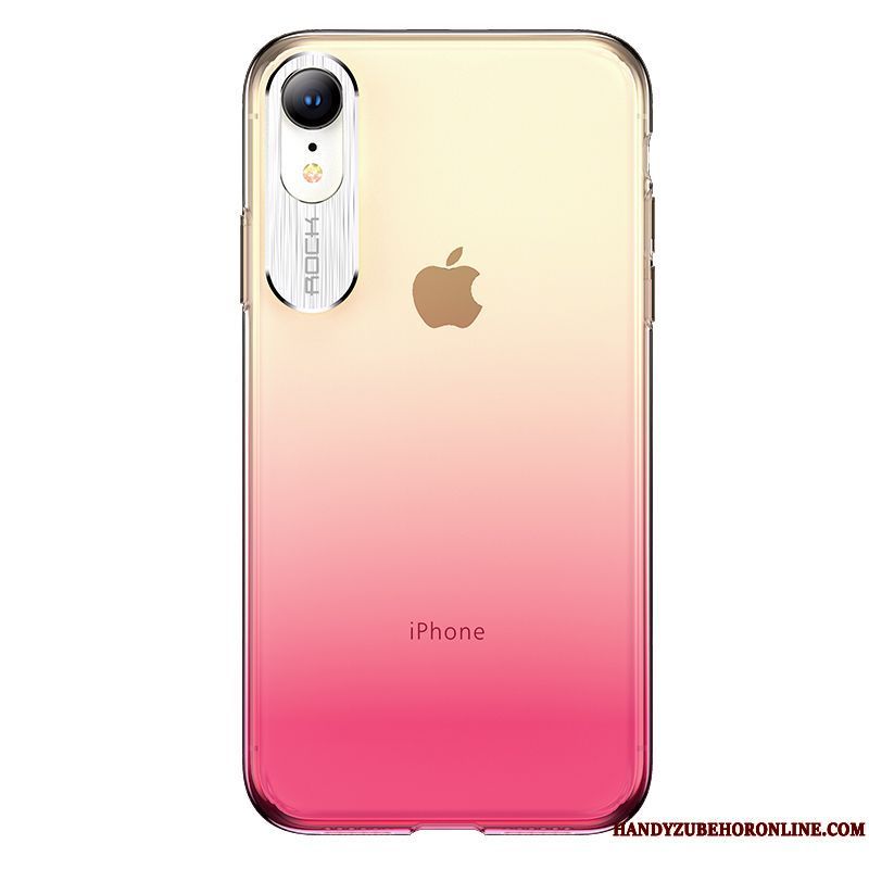 Skal iPhone Xr Påsar Par Gradient Färg, Fodral iPhone Xr Skydd Slim Net Red