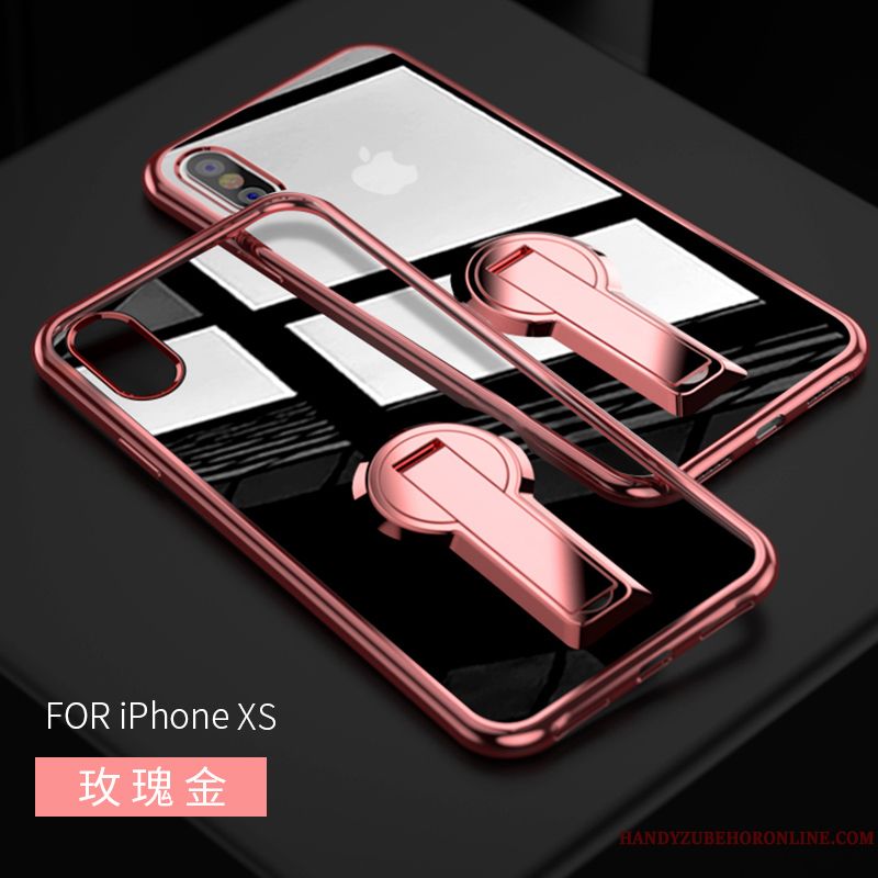 Skal iPhone Xs Silikon Trend Varumärke Ny, Fodral iPhone Xs Support Transparenttelefon