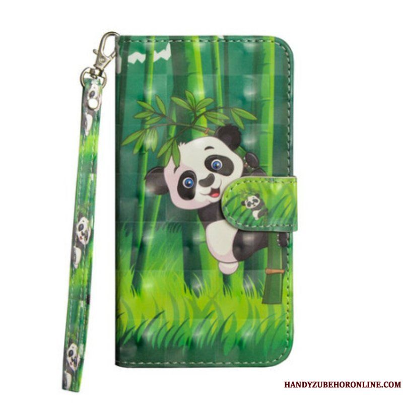 Fodral Samsung Galaxy A42 5G Panda Och Bambu