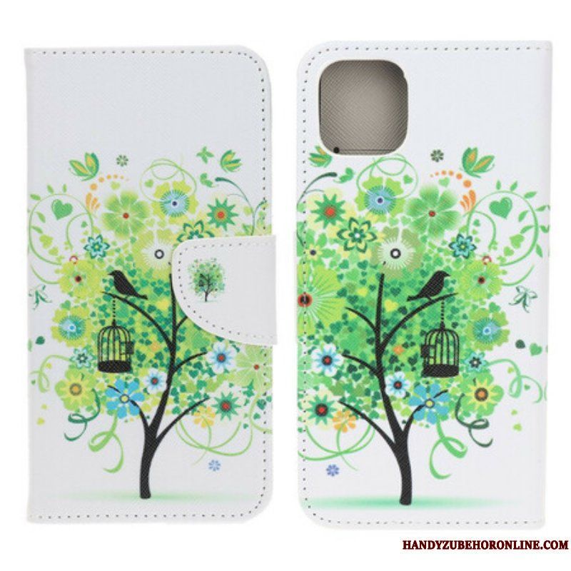 Fodral iPhone 13 Mini Blommande Träd