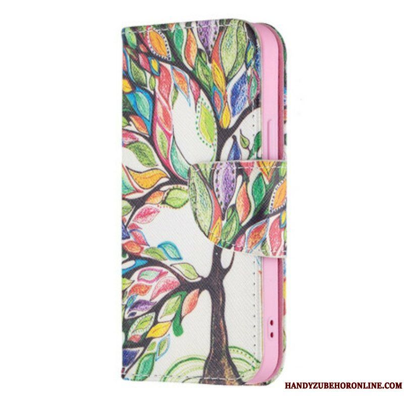 Fodral iPhone 13 Mini Färgglada Träd