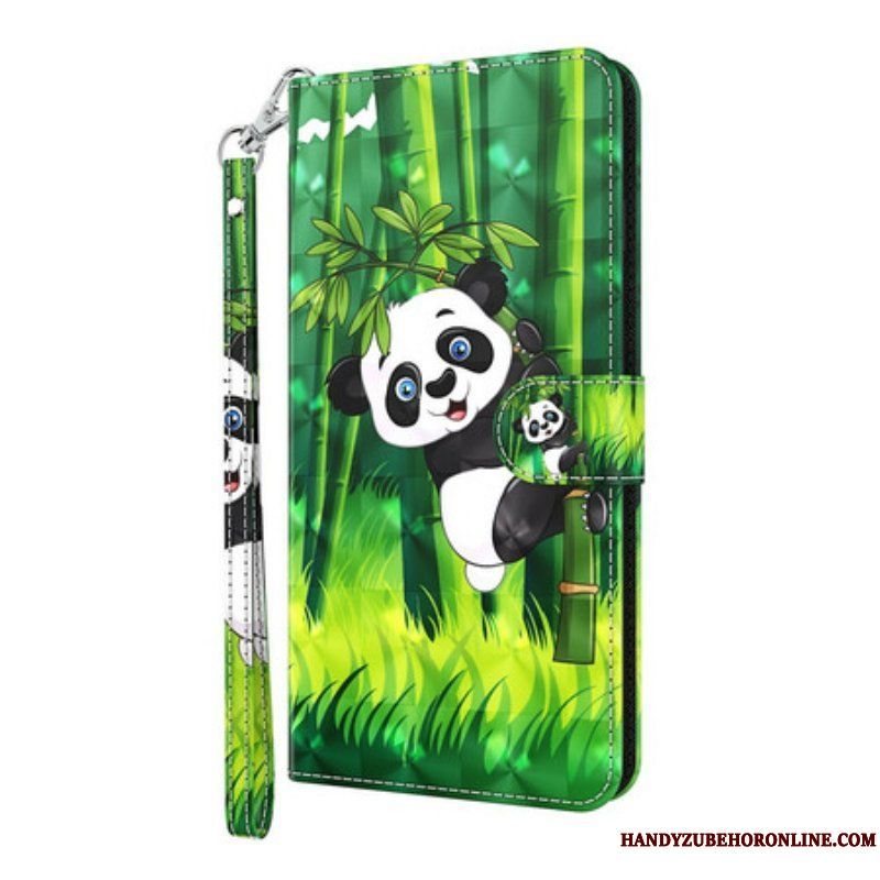 Fodral iPhone 13 Mini Panda Och Bambu