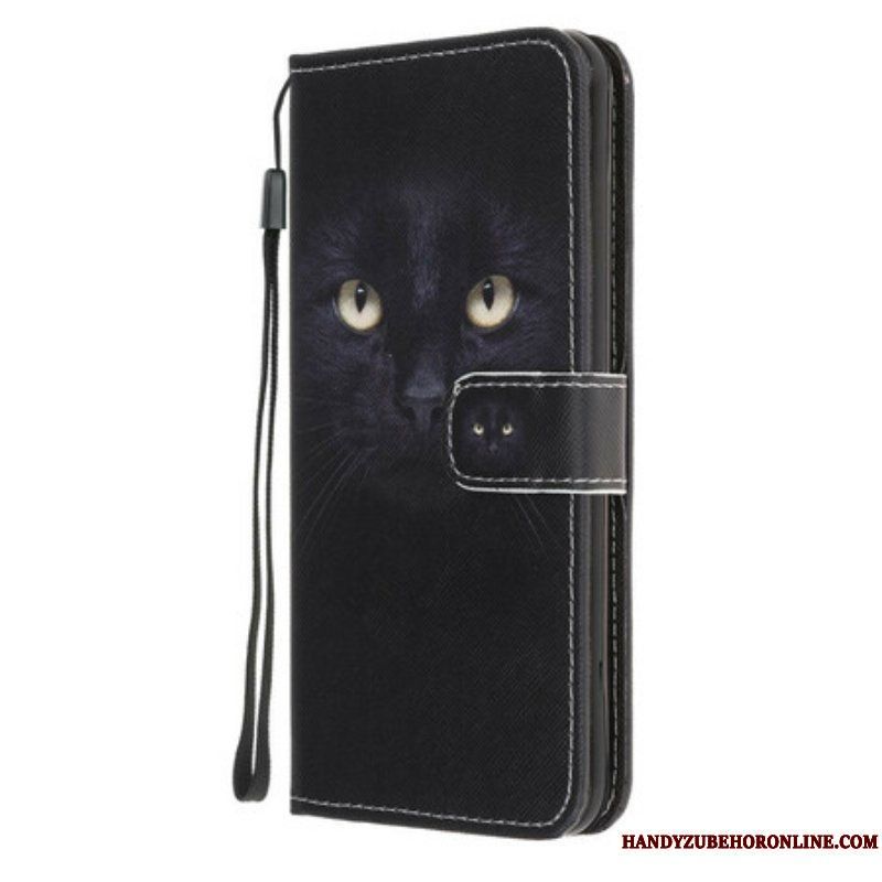 Fodral iPhone 13 Pro Med Kedjar Strappy Black Cat Eyes