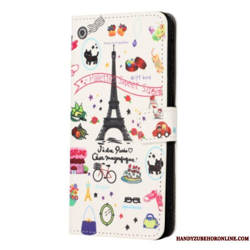 Fodral iPhone 14 Jag Älskar Paris