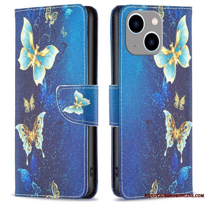 Fodral iPhone 14 Plus Världens Fjärilar