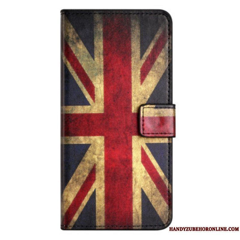 Fodral iPhone 15 Plus Vintage Engelsk Flagga