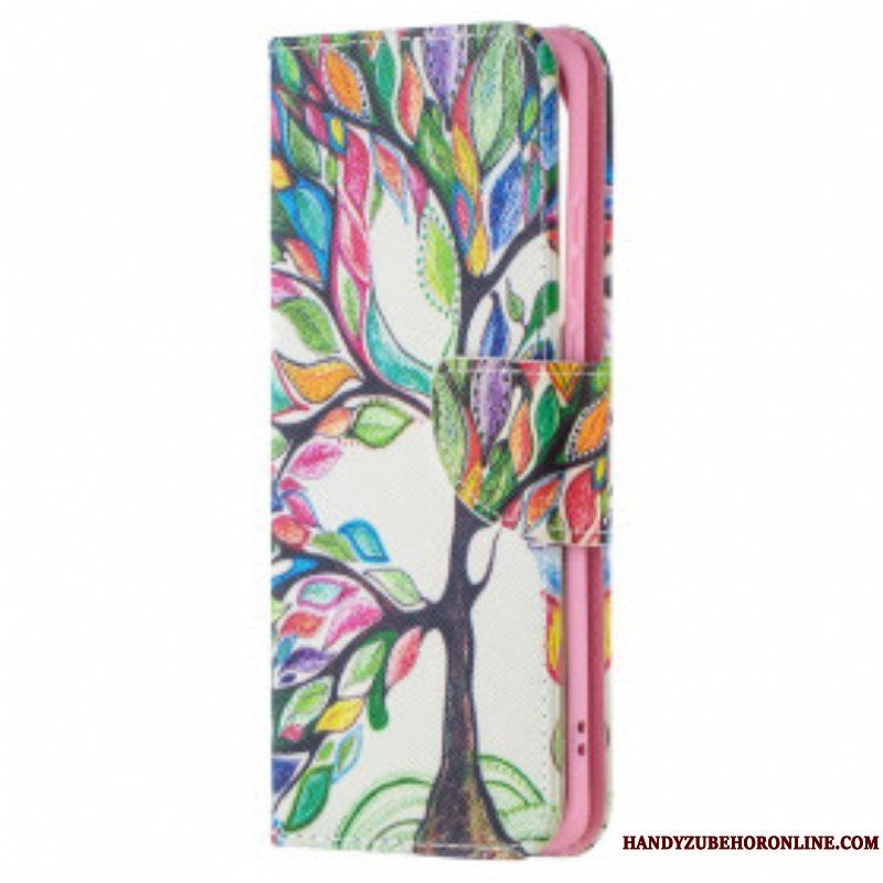Folio-fodral Huawei P50 Pro Färgglada Träd