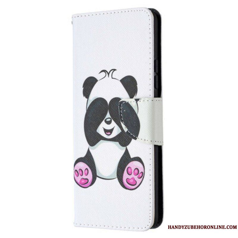 Folio-fodral Samsung Galaxy A42 5G Panda Kul