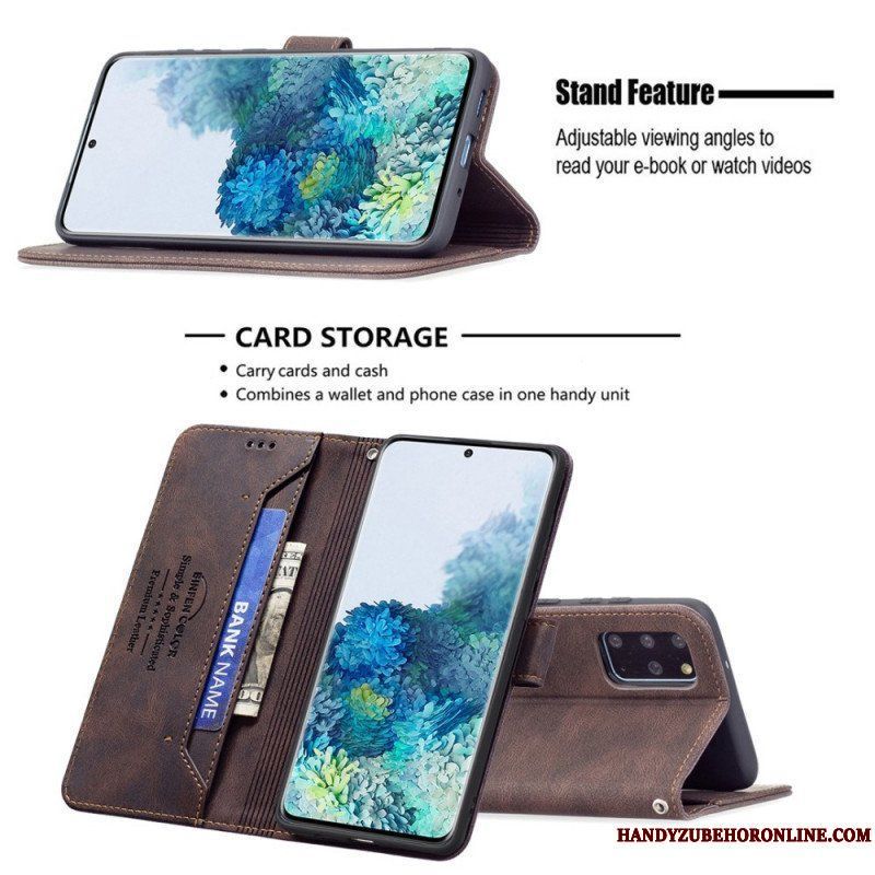 Folio-fodral Samsung Galaxy S20 Plus / S20 Plus 5G Rfid Binfen Färg