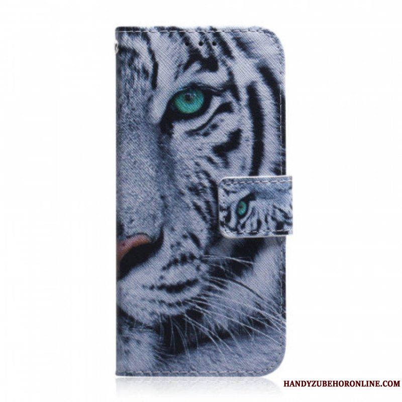 Folio-fodral Samsung Galaxy S22 5G Tiger Face