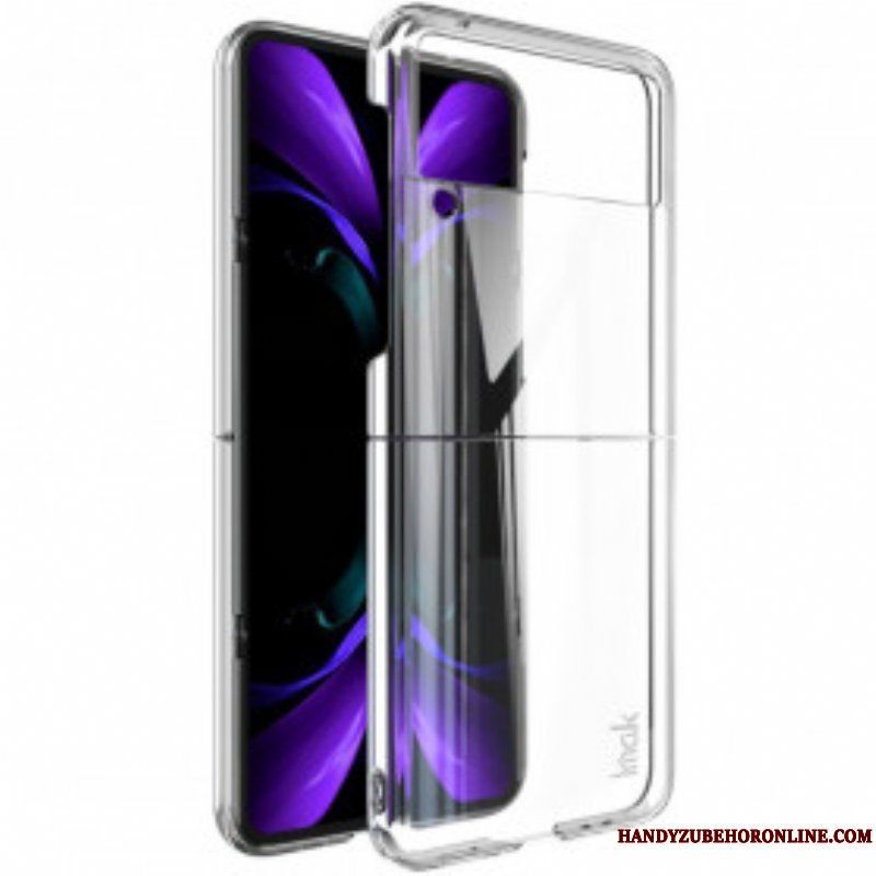 Folio-fodral Skal Samsung Galaxy Z Flip 3 5G Läderfodral Kristall Imak
