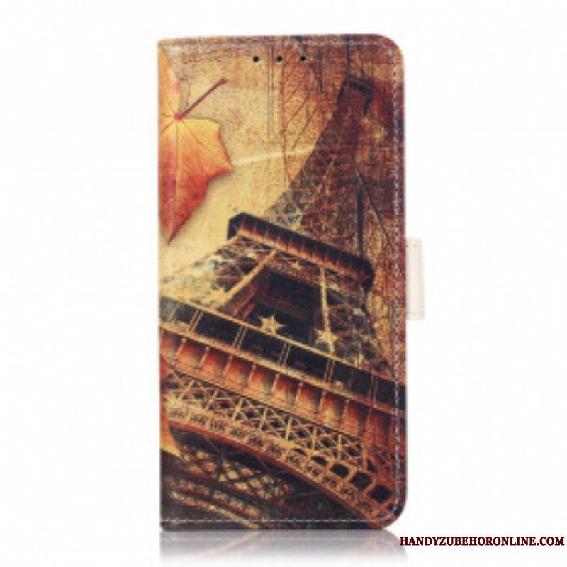 Folio-fodral Sony Xperia 5 III Eiffeltorn På Hösten