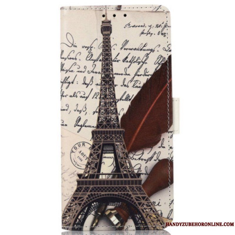 Folio-fodral Sony Xperia 5 IV Poetens Eiffeltorn