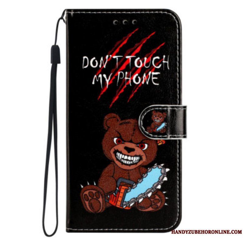 Folio-fodral Xiaomi Redmi A1 Med Kedjar Furious Thong Bear