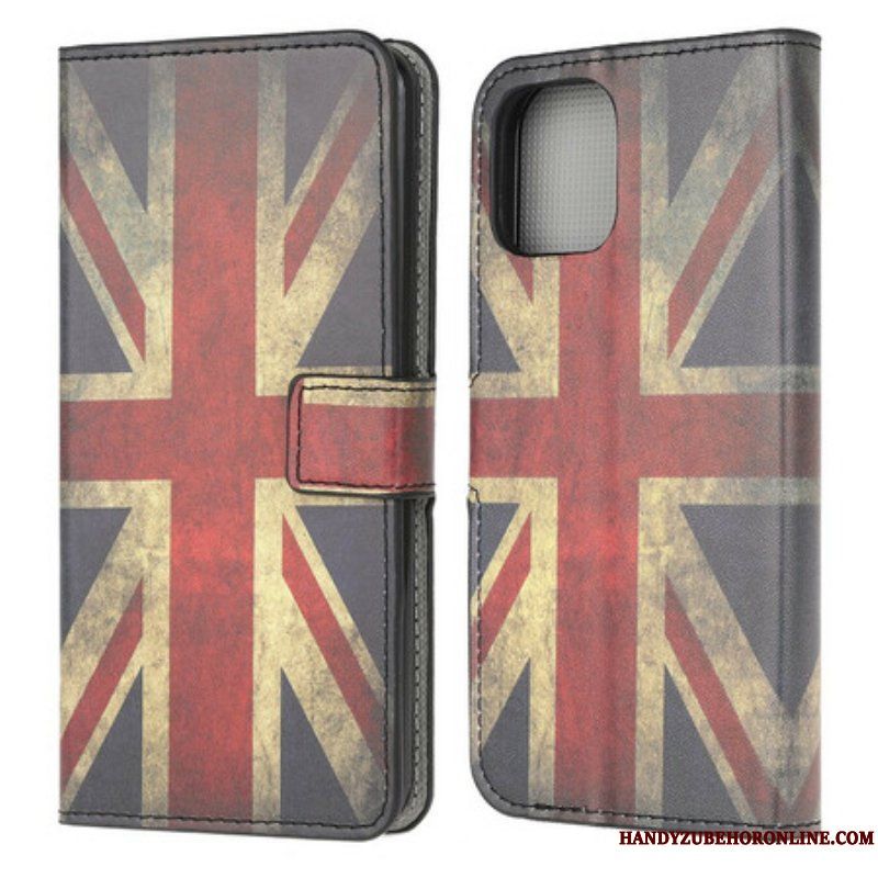 Folio-fodral iPhone 13 Mini Englands Flagga