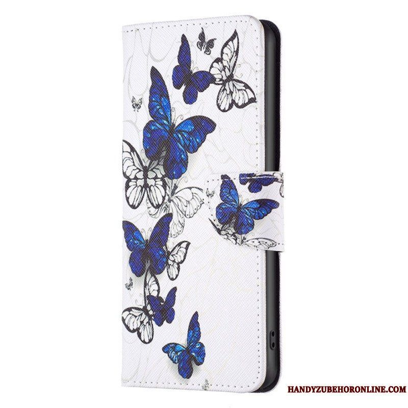 Folio-fodral iPhone 14 Pro Fjärilar På Flyg