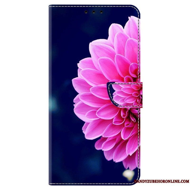 Läderfodral iPhone 15 Pro En Blomma