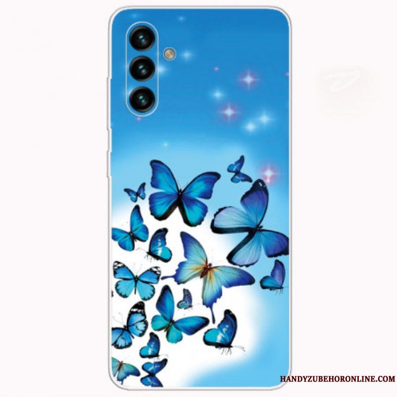 Mobilskal Samsung Galaxy A13 5G / A04s Fjärilar Fjärilar