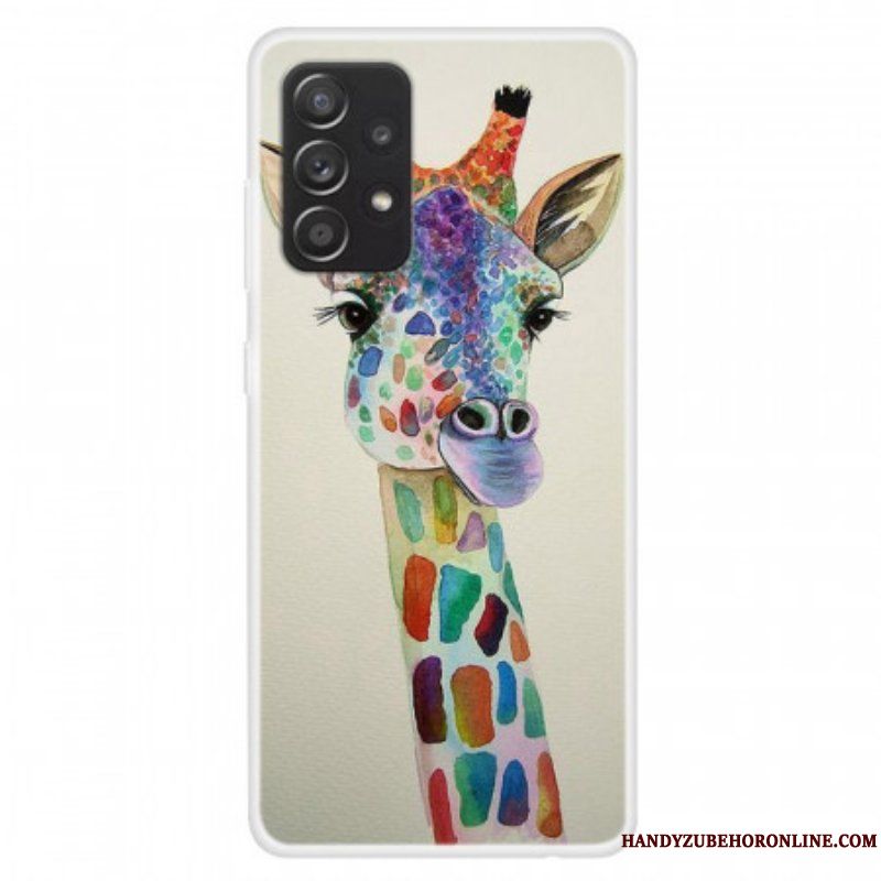 Mobilskal Samsung Galaxy A13 Färgglad Giraff