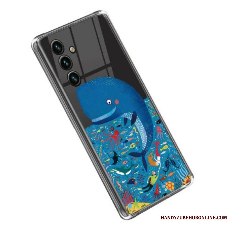 Mobilskal Samsung Galaxy A14 / A14 5G Transparent Färgglad Val