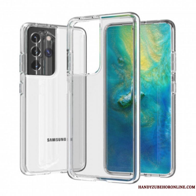 Mobilskal Samsung Galaxy S21 Ultra 5G Färgad Transparent